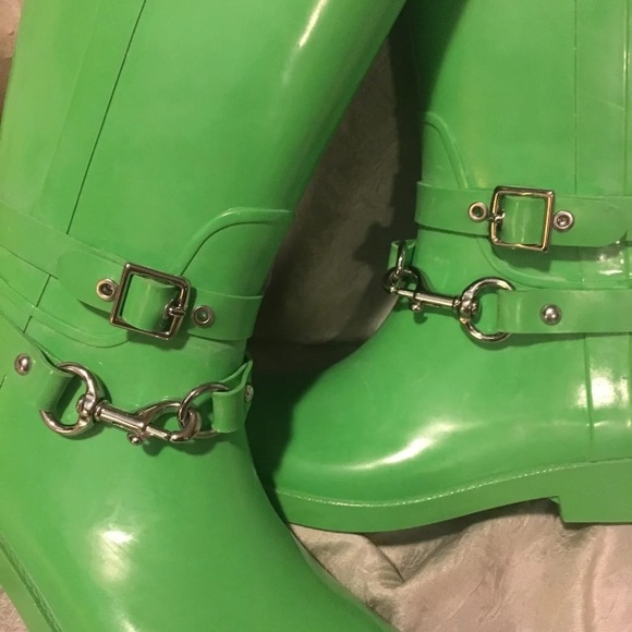 COACH ' LORI' Rain Boots 7B - Picture 8 of 8